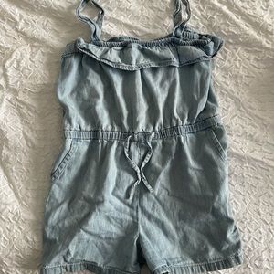 Gap chambray girls romper